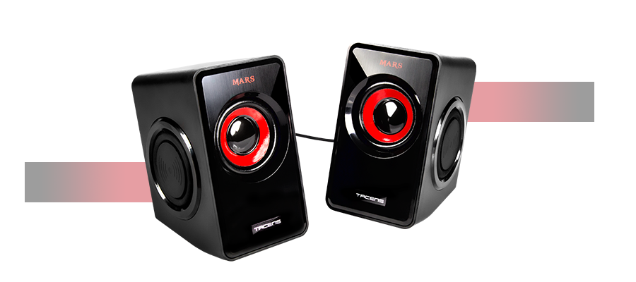 Tacens Mars Gaming Altavoces 2.0 MS1 Negro/Rojo